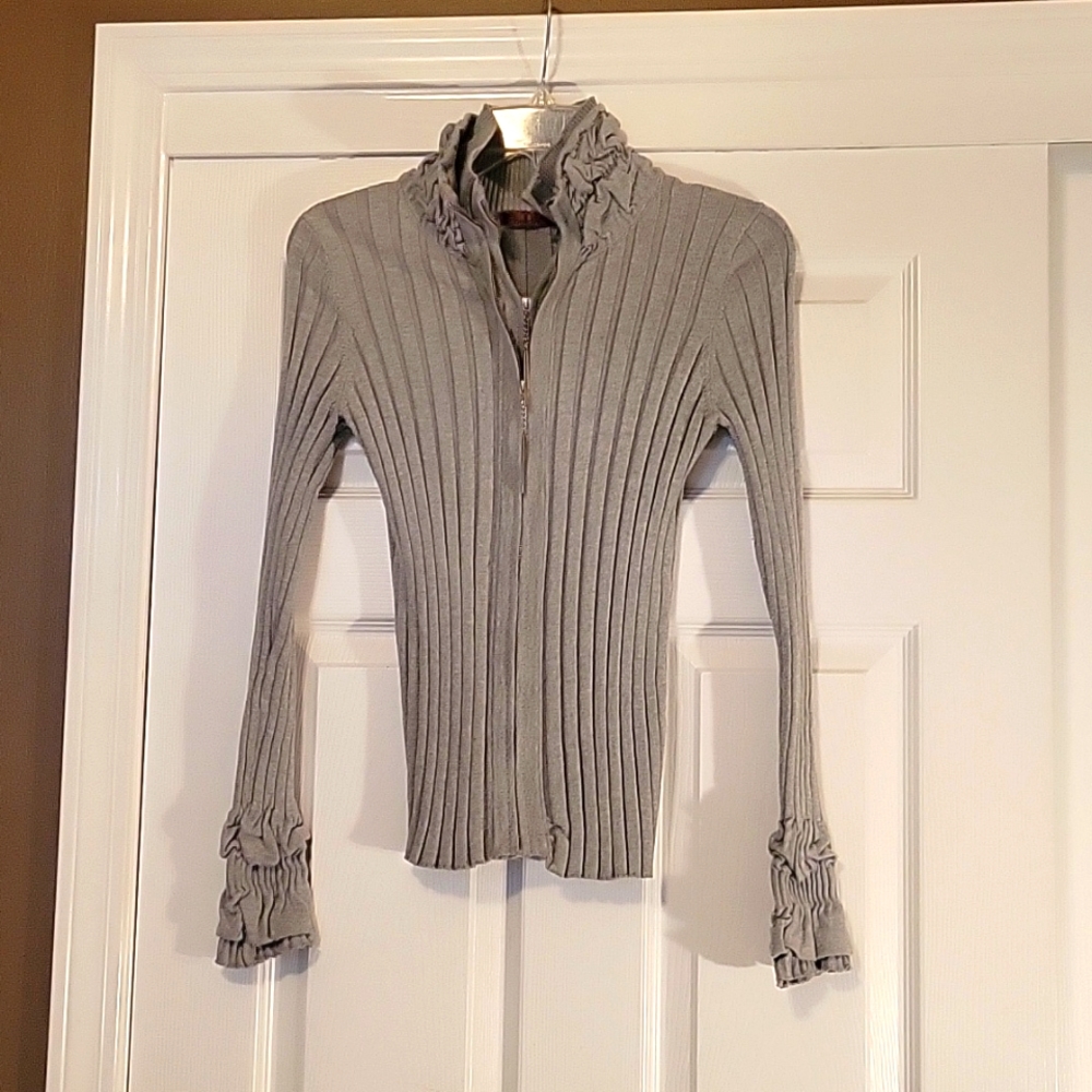 Ladies Grey Sweater Size L